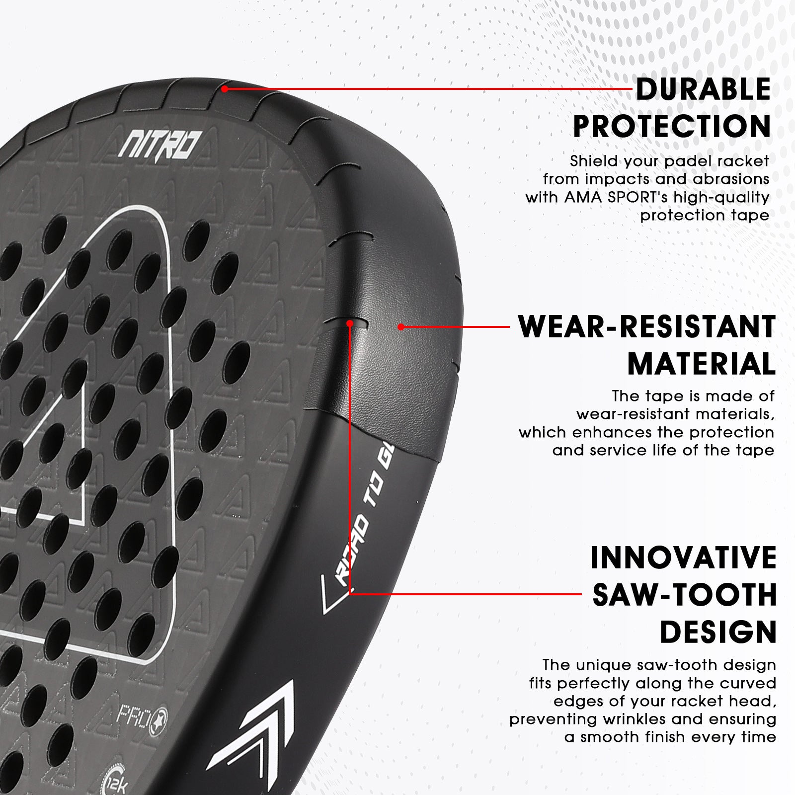AMASPORT Racket Protection Tape