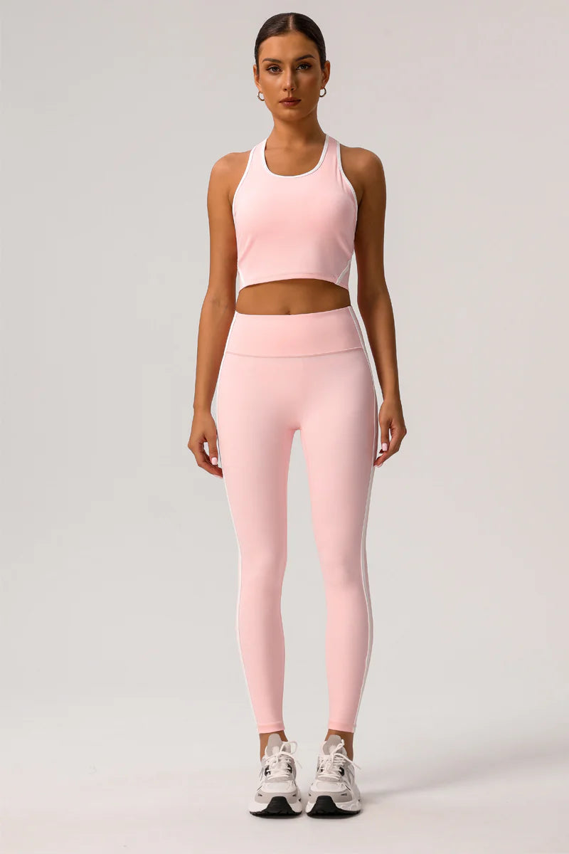 Zula Trimmed sports bra & yoga leggings 2-piece set