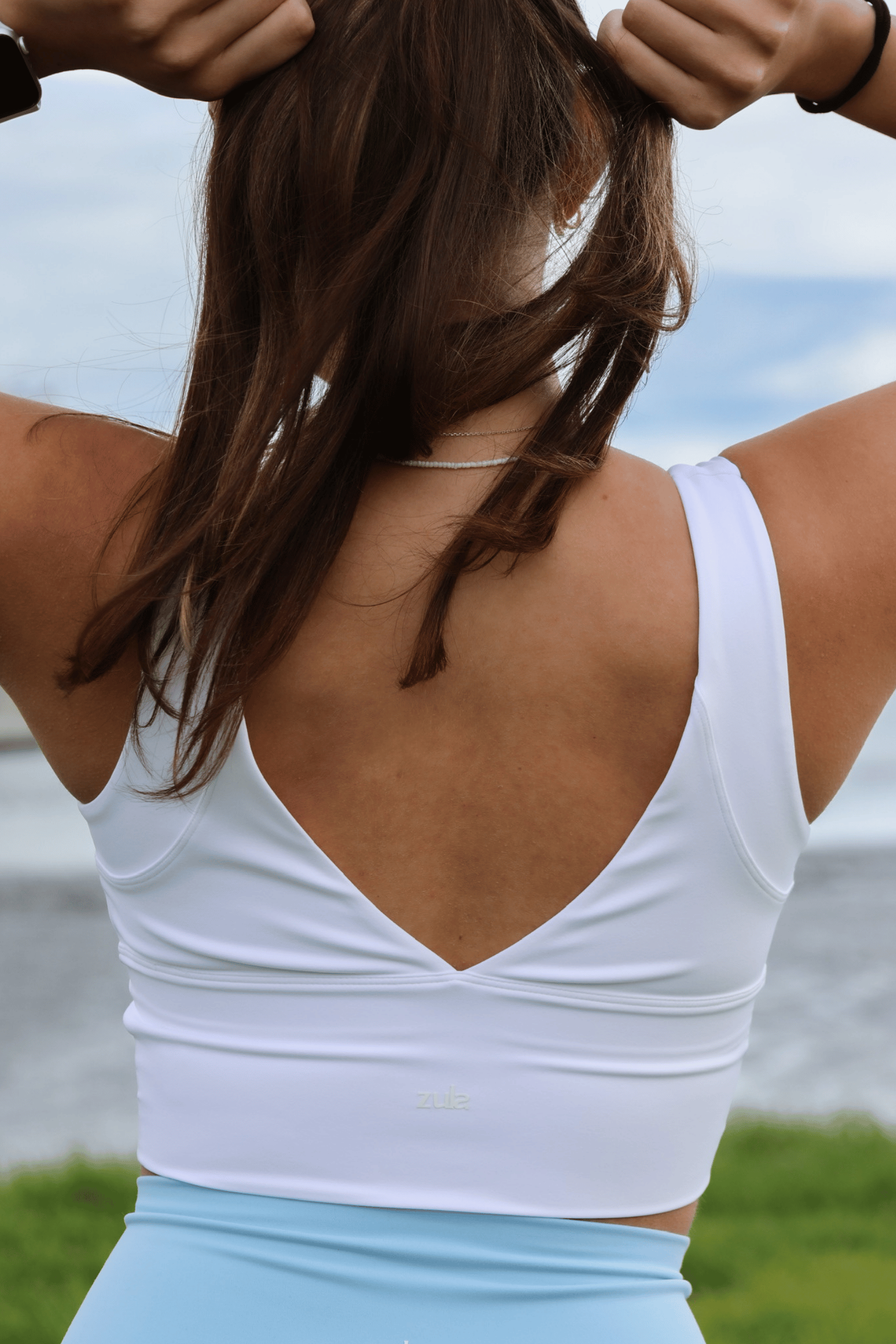 V-Back Yoga Sports Bra