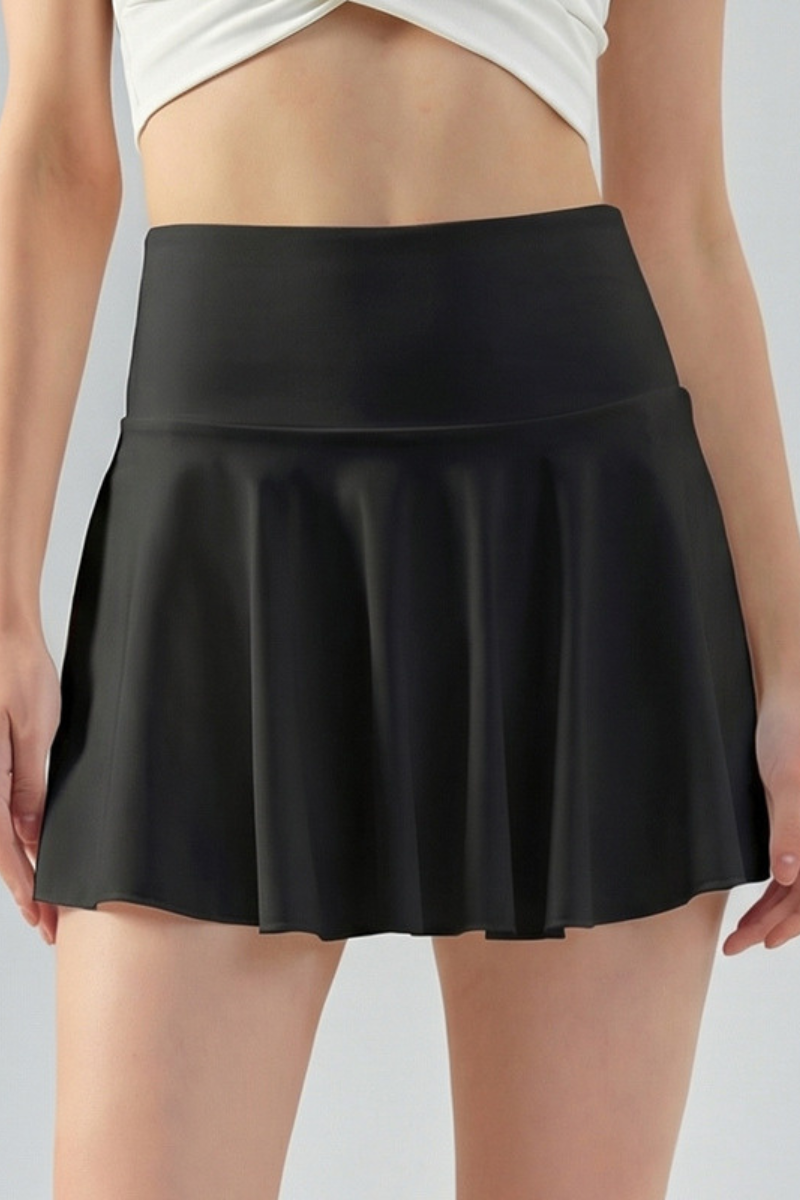 Women's Summer High-Waist Tummy Control Anti-Chafing Skort
