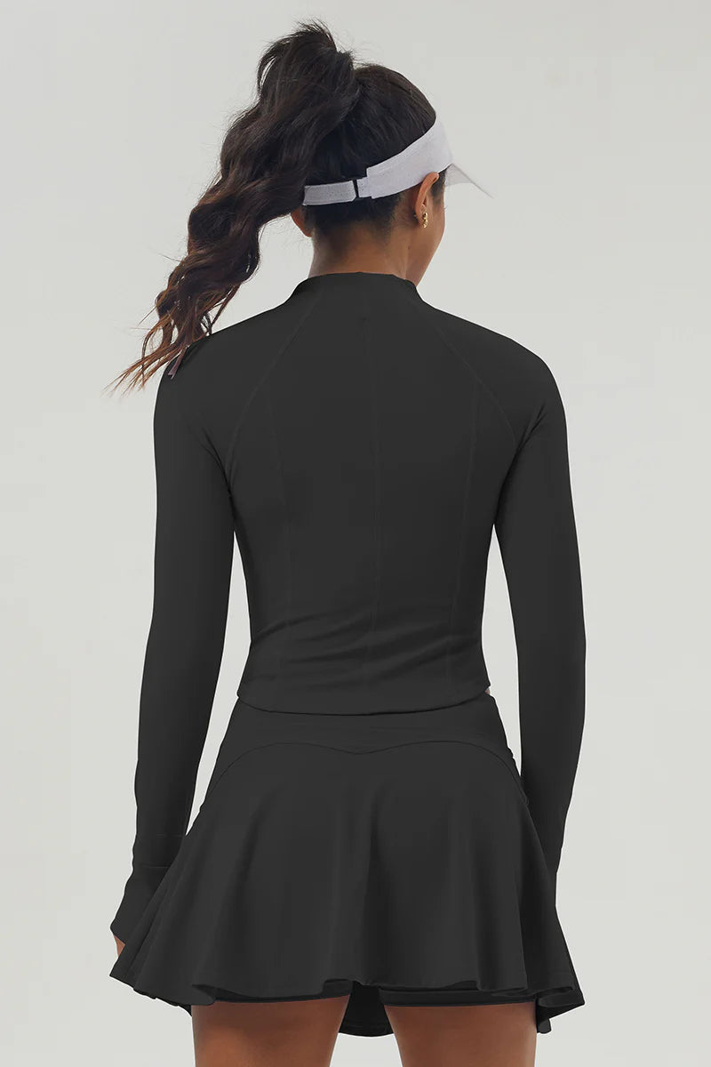 Zula Women's Sports Tennis Coat Tennis Skirt Set