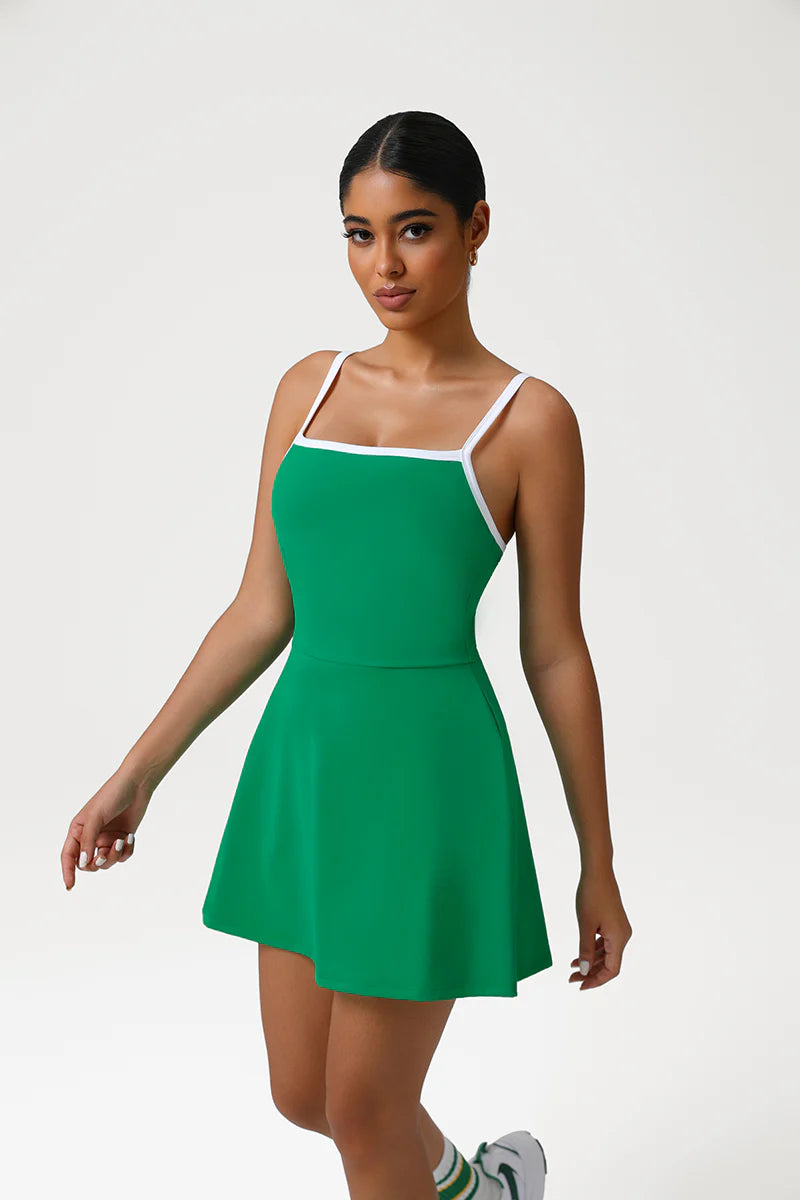 Zula Women Sporty Sleeveless Tennis Slim Fit Dress